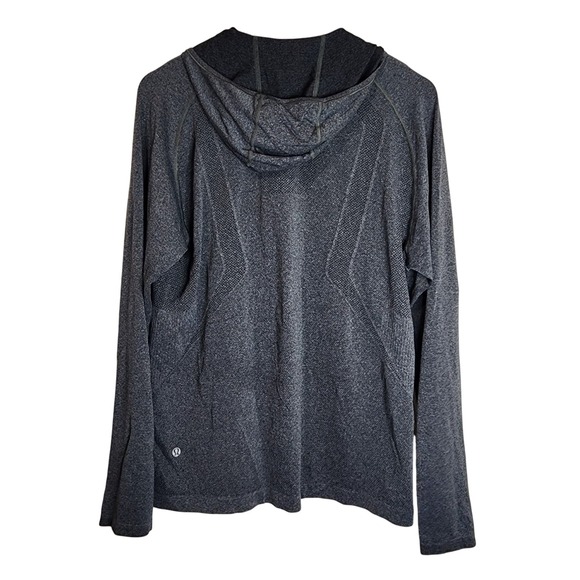 Lululemon Metal Vent Tech Top Men's Medium Half Zip Hooded Long Sleeve‎ Grey - Picture 2 of 6